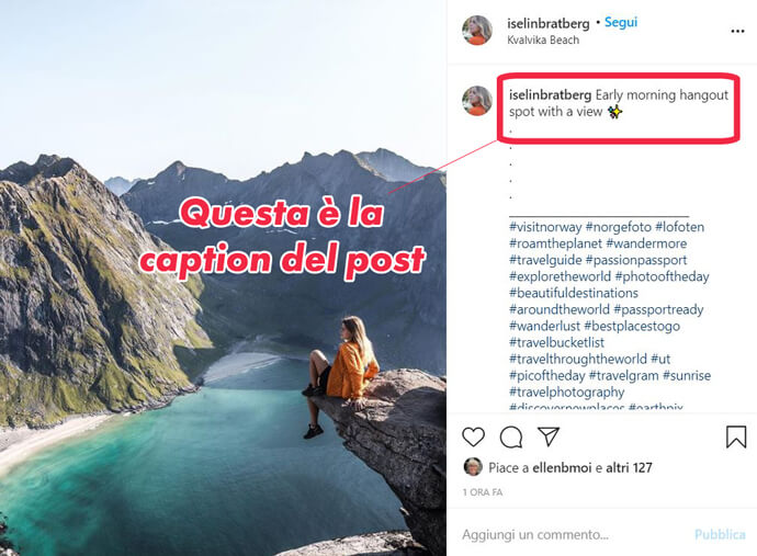 Caption Instagram che cosa è Facile Web Marketing Nicola Onida